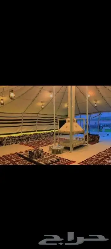 بيت شعر ابيض الماني علي ضمان جميع المقاسات مع الزينه والكسوا 18