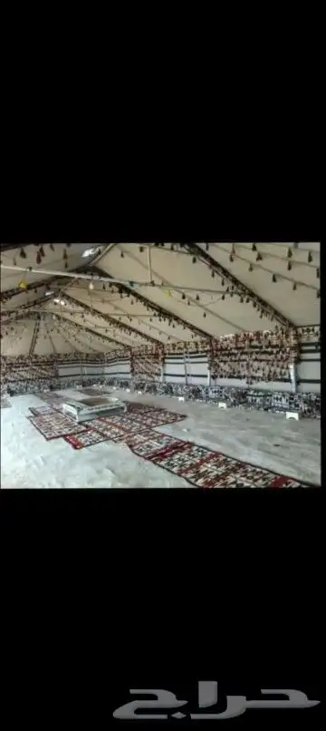 بيت شعر ابيض الماني علي ضمان جميع المقاسات مع الزينه والكسوا 8