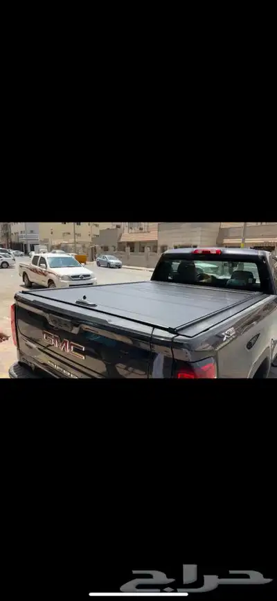 غطاء حوض بيك اب جمس سييرا للغماره والغمارتين قابل للسحب 3