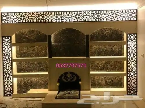 تركيب مشبات بناء مجالس قرميد 10
