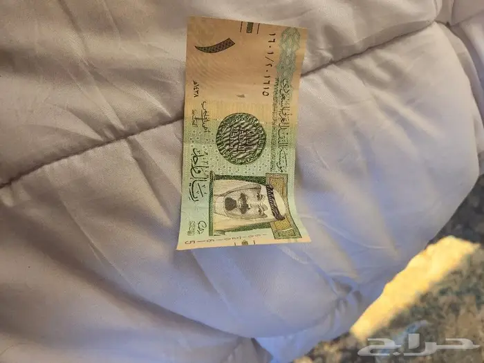 عملة ورقية ريال سعودي من النوادر توقيع احمد الخليفي 1