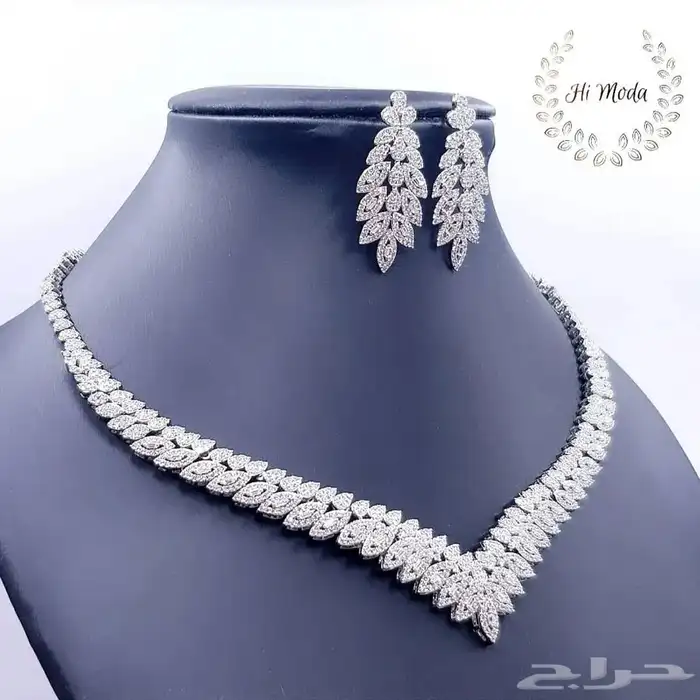 طقم زركون مناسبات فاخر ملكة عروسة سعر تصفية 3