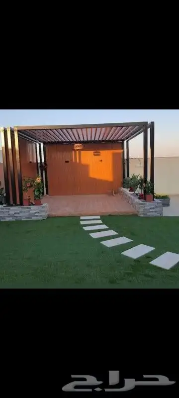 تنسيق الحدائق والفلل والقصور عشب صناعي وطبيعي وجداري 9