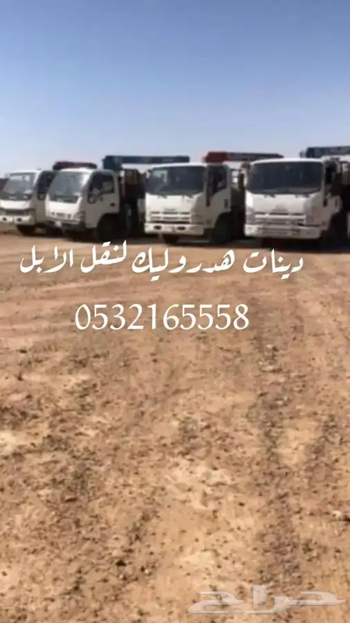 دينات هدروليك لنقل الابل القرنه المحمديه شقراء ساجر 0