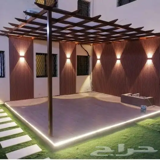 تنسيق الحدائق والفلل والقصور عشب صناعي وطبيعي وجداري 1