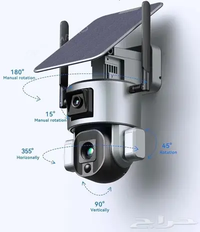 كاميرة 4K بالطاقة الشمسية - للمباني والعزب والورش 0