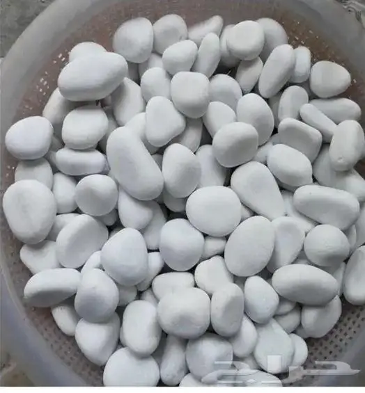 حجر ابيض واسود فاخر لزينة المنازل والحدائق 2