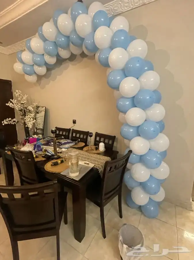 تنسيق بالونات 13