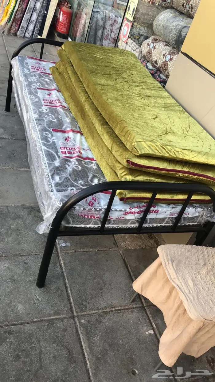 تجهيز سكن عمال وموظفين سرير حديد دورين مفارش دواليب مراتب 20