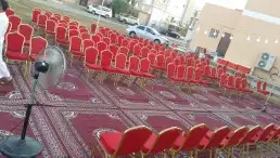 كراسي مناسبات كراسي أحمر.الحوهره 10