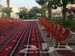 كراسي مناسبات كراسي أحمر.الحوهره 5