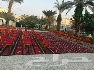 كراسي مناسبات كراسي أحمر.الحوهره 4