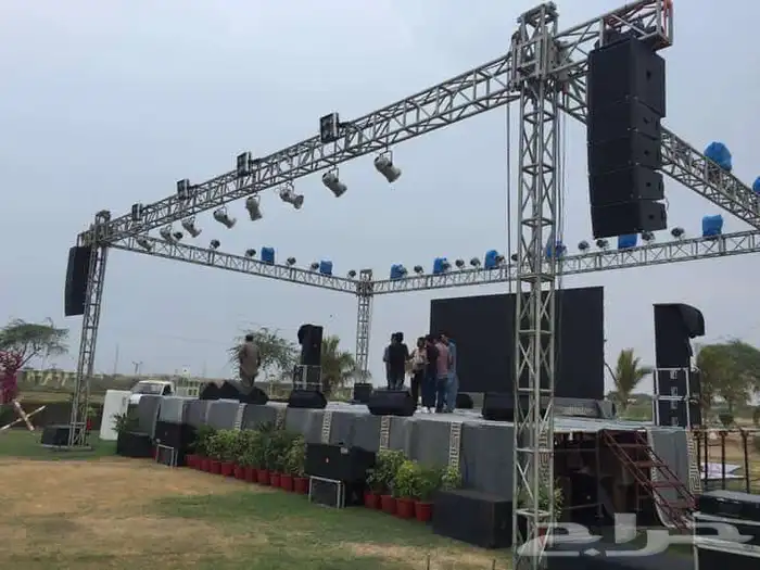 افتتاح محلات و بالون راقص و ليزر يض و ليزر لون 8