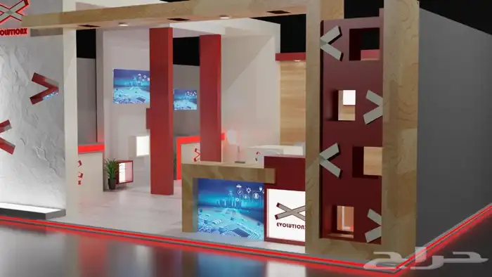 خدمات تصميم 3d (بوثات  مسارح  بيوت  الخ) 8