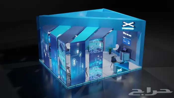 خدمات تصميم 3d (بوثات  مسارح  بيوت  الخ) 6