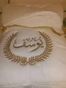 عندك مكينه تطريز بالكمبيوتر ماعندك تصاميم حسب طلبك عبارات ا 9