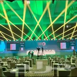 شاشات واضاءه وصوتيات واستيج وتجهيز جميع لوازم الحفلات 3