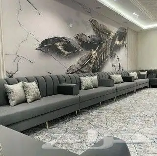 كنب متصل تفصيل حرف L وزاويتين 1