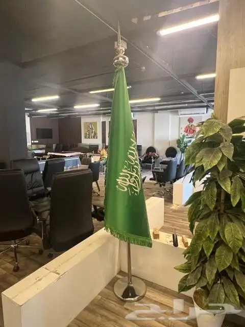 علم مكتبي السعودية علم السعوديه تفصيل علم خاص أعلام فاخره 0