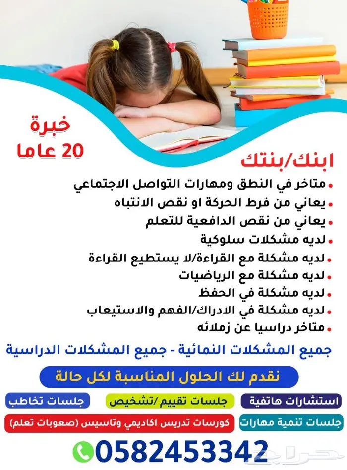 جميع المشكلات الدراسية . 0