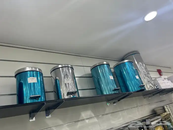 سطل زباله استيل دعسه. سطل نفايات بلاستك دعسه 14