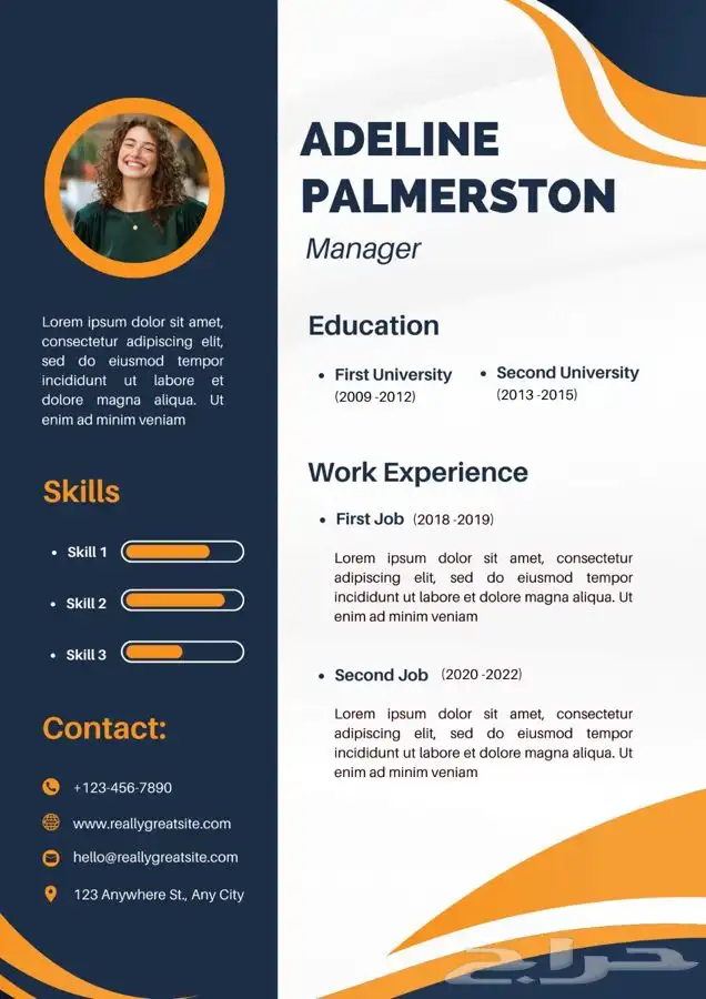 تصميم سيرة ذاتية احترافية بالطريقة الأكاديمية 0