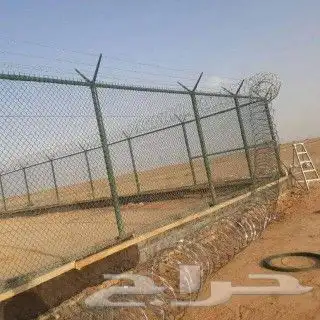 توريد وتركيب سياج الشبوك منشآت مزارع كسارات ملاعب 1