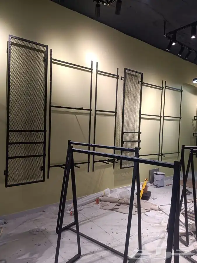 ديكورات محلات التجاريه. كاشير مكتب طاولات عرض 2