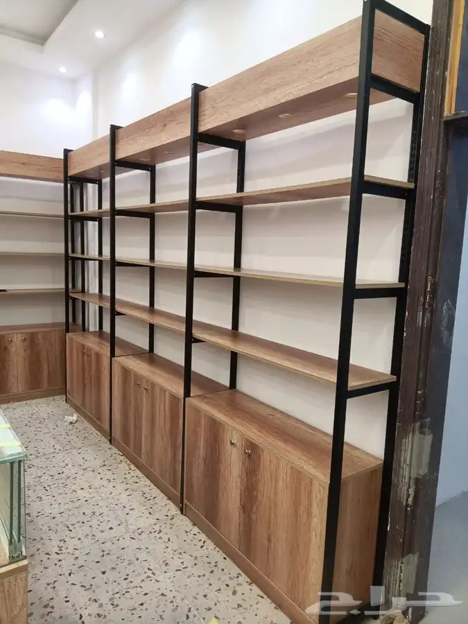 ديكورات محلات التجاريه. كاشير مكتب طاولات عرض 31