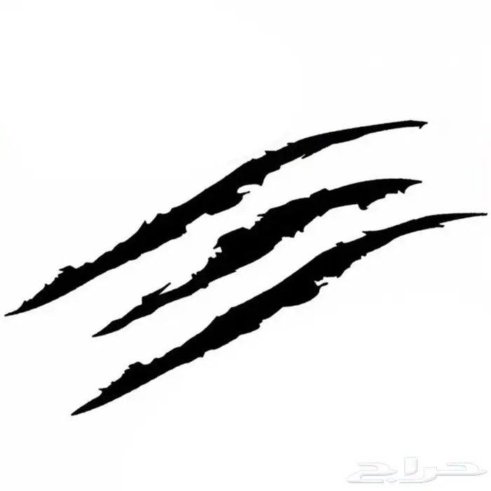 استيكر monster claw للسيارات الصغيرة 1