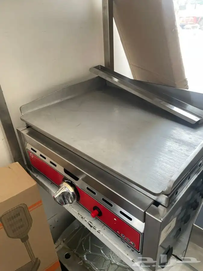 صاج برجر تركي صاج استيل كهربائي جريل برجر معدات بوفيه 4