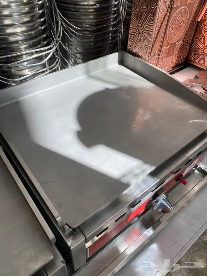 صاج برجر تركي صاج استيل كهربائي جريل برجر معدات بوفيه 1