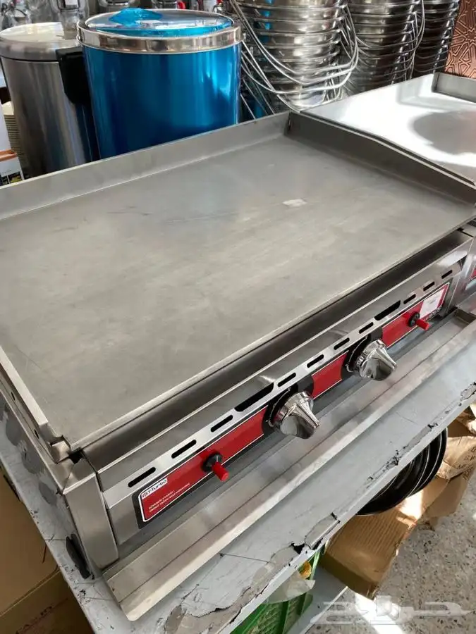 صاج برجر تركي صاج استيل كهربائي جريل برجر معدات بوفيه 2