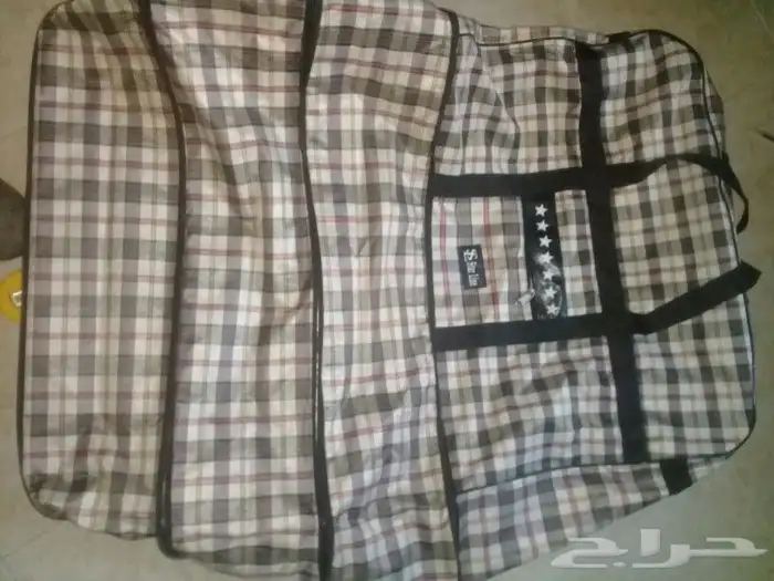 شنطة او كيس سفر قوي بعجلات يحمل 30 كيلو وفوق 3