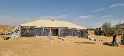 بيت شعر ابيض بواجهة شفاف _ اسود شعر تركي 6