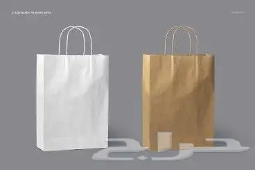 طباعة أكياس ورقيه جميع المقاسات أكياس هدايا 4