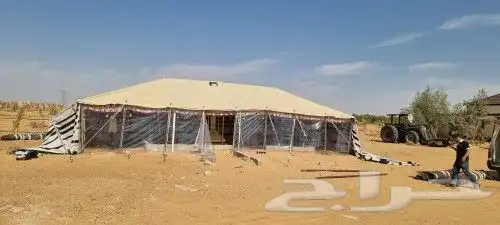 بيت شعر ابيض بواجهة شفاف _ اسود شعر تركي 17