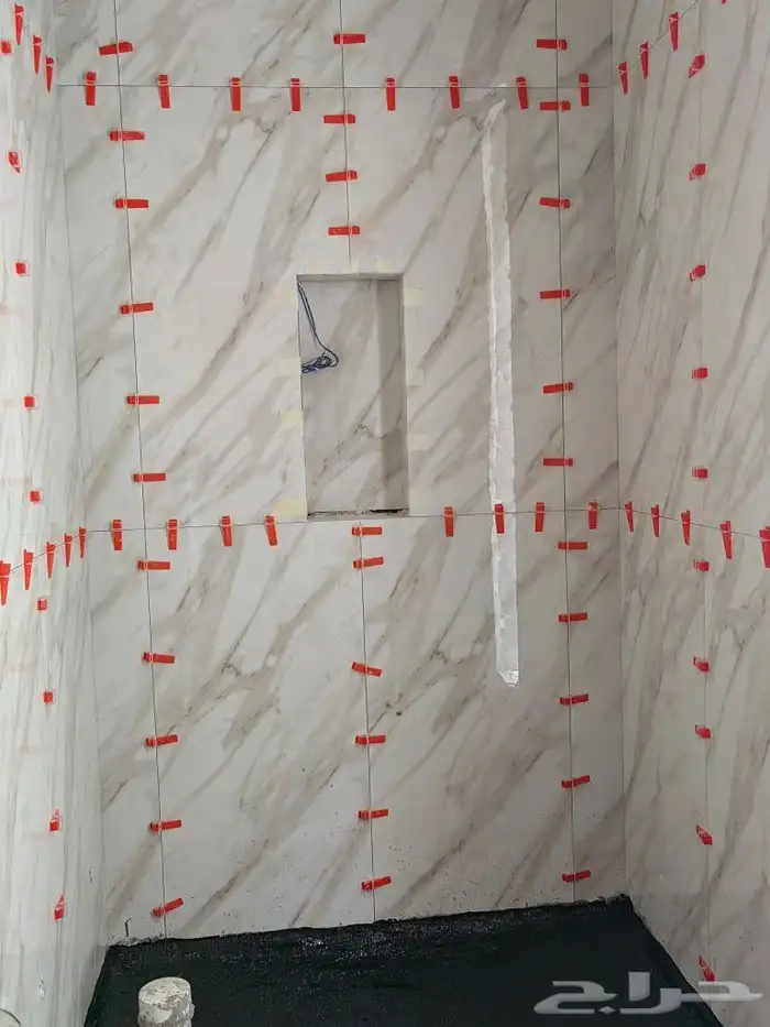 معلم قيشاني مصري شغل تسليم وعزل حمام 2