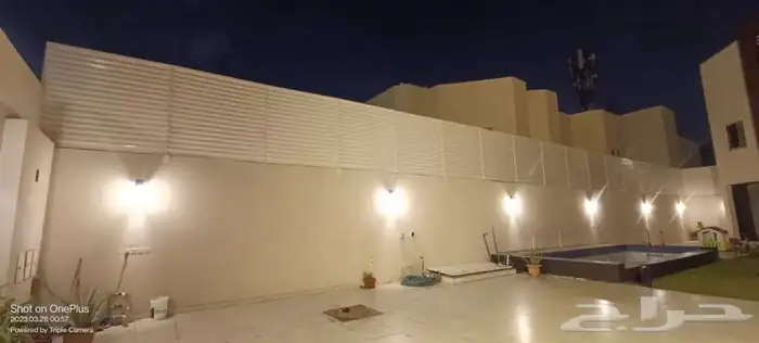 ساتر جدار سياج حديد سواتر شرائح  مظلات جلسات مظلات سيارات 8