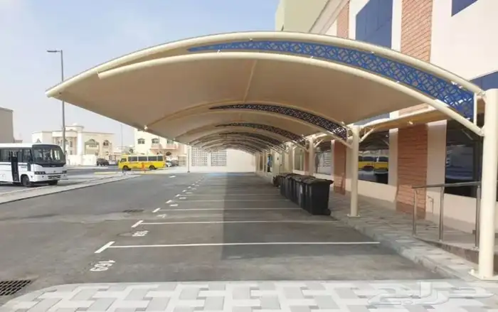 ساتر جدار سياج حديد سواتر شرائح  مظلات جلسات مظلات سيارات 32