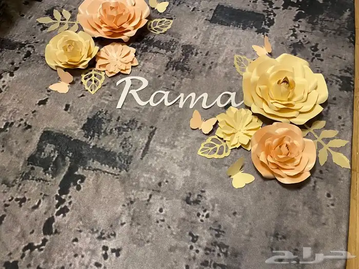 ورد ورقي للتزيين حسب الطلب 0