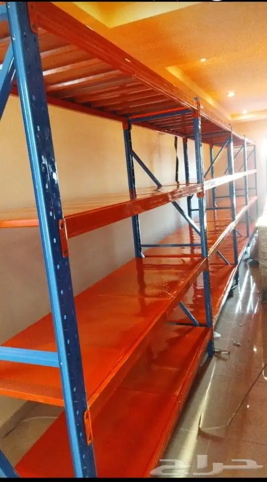 رفوف سوبر ماركت ومستودعات جديده 0