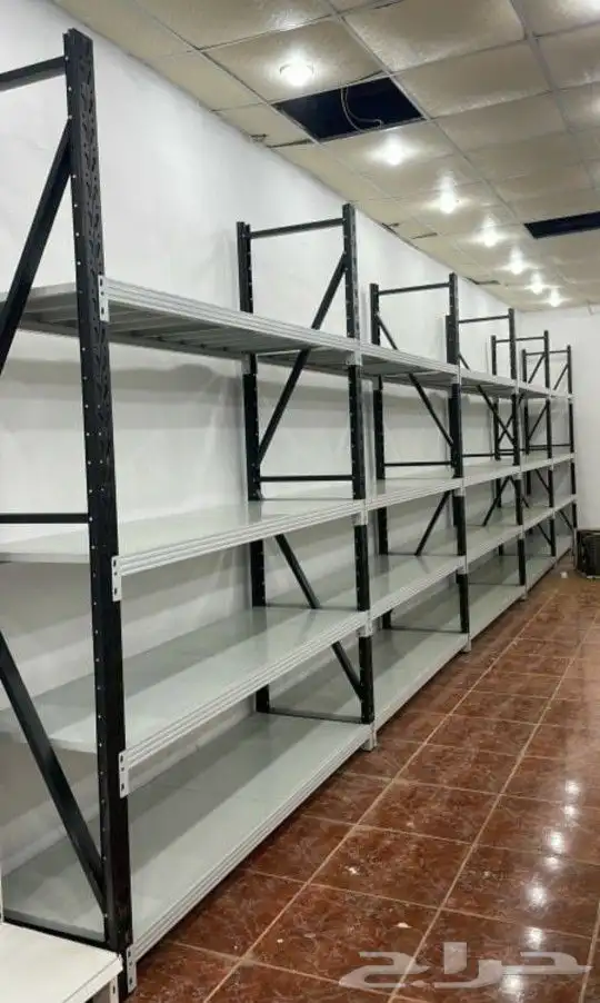 رفوف سوبر ماركت ومستودعات جديده 1