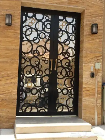 حداد باب حديد ليزر 3
