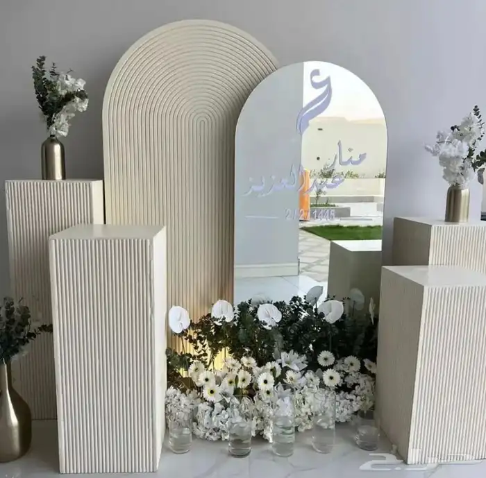 تنسيق مداخل ملكة واستقبال وحفلات التخرج 6