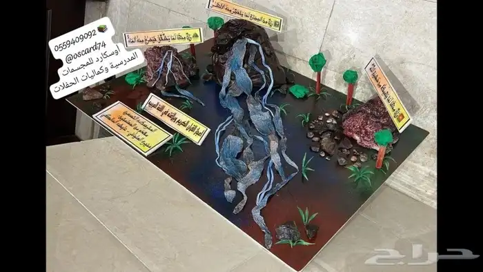 مجسمات مدرسية ومشاريع تخرج خبره 12 سنه 1