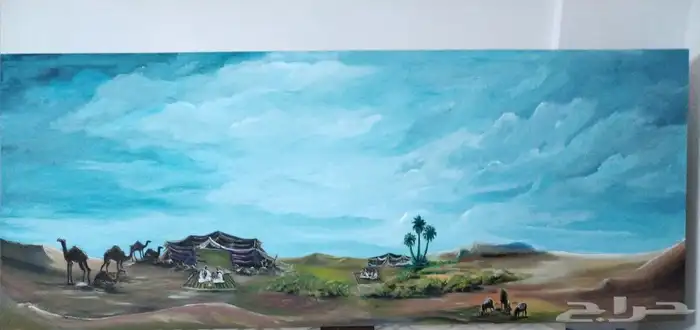 لوحه فنيه مرسومه باليد للبر . تصور صفاء البر 2