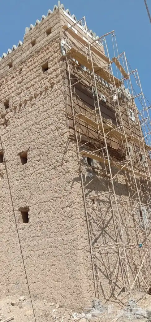 ترميم البيوت التراثيه وبناء جديد وتلبيس حجر وبناء 5