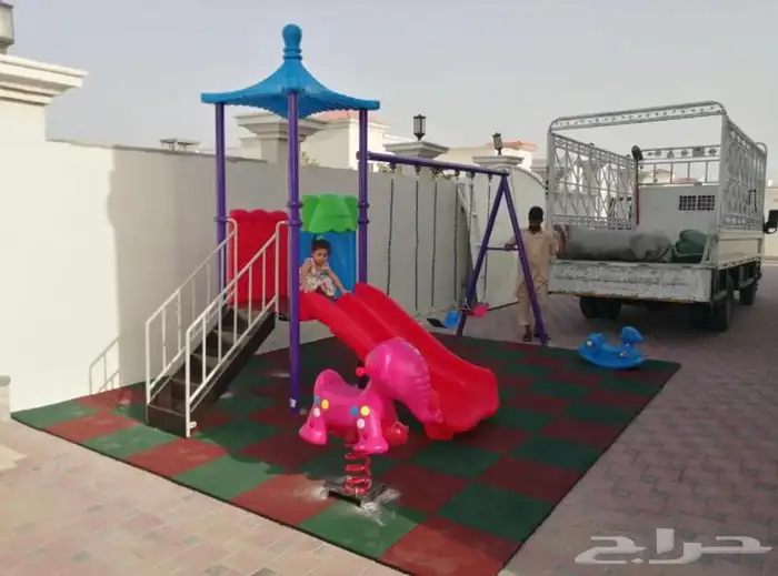 العاب مائيه.. مراجيح زحاليق.. تأثيث استراحات وتجهيز حدائق 5