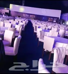 تاجير طاولات وكراسي بأنواعها - طاولات طعام قزاز - كراسي ش 1